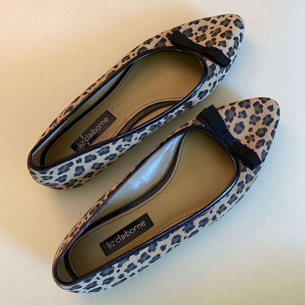 Liz Claiborne ‘Steffi’ Animal Print Flats (10)